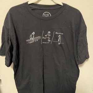 black workout t shirt